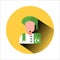 Ustadz/Syekh icon WITH FLAT DESIGN AND SIMPLES TYLE