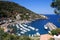 Ustica - The harbour from above