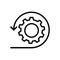 ?ustomisation vector icon. customize illustration sign. mechanical symbol. settings logo. Option mark.