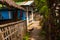 The usual local rural house in Apo island, Philippines