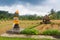 The usual well-groomed and beautiful peasant field in Bali