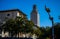 UT Tower Clock Tower Telling Time on Campus University of Texas Austin across the street view