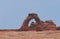 Utah- Arches National Park-  Panorama of Beautiful Delicate Arch