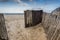 Utah Beach dunes in Normandy Wold War Two historic site