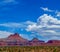 Utah Buttes with Cumulus Clouds