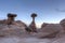 Utah Desert Hoodoos at Dusk