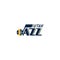 Utah jazz logo editorial illustrative on white background