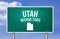 Utah - road sign illustration