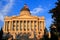 Utah State Capitol with warm evening light, Salt Lake City