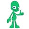 Ð¡ute cartoon alien