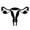 Uterus vector icon