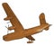 A utility aircraft airplane and its various uses vector or color illustration