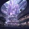 Utopian Shopping Center: Amethyst Atrium Awaits