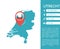 Utrecht map infographic vector isolated illustration