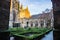 Utrecht, Netherlands - January 06, 2020. Pandhof garden of the Dom Church is one of Holland most beautiful inner courtyards