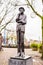 Utrecht, Netherlands - January 07, 2020. Statue of Herman Berkien in historic centre