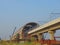 Uttara,Dhaka,Bangladesh:12/1/2021 - The Metro rail project in Bangladesh. The first departure station at Uttara of Dhaka metro