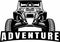 UTV offroading social club logo design vector