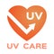 Uv protection logo and icon , ultraviolet vector