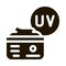 UV Protective Cream Icon Vector Glyph Illustration