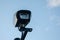 UXBRIDGE, LONDON, ENGLAND - 12 July 2023: Newly-installed ULEZ ANPR camera in Uxbridge