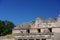 Uxmal, Mexico: Tourists visiting the Mesoamerican ball court