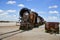 Uyuni, Bolivia- cemetery of old locomotives