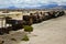 Uyuni, Bolivia- cemetery of old locomotives