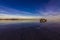 Uyuni reflections are one of the most amazing things that a photographer can see. Here we can see how the sunrise over an infinite