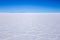 The Uyuni Salt Flats. Beautiful View at Salar de uyuni salt flat in Bolivia