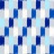 Uzbek ikat silk fabric pattern, indigo blue and white colors