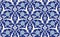 Uzbekistan Blue Seamless Pattern