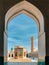 Uzbekistan, Bukhara. Poi Kalyan is architectural ensemble located at foot of Kalyan minaret. Complex consists of three structures: