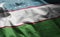 Uzbekistan Flag Rumpled Close Up