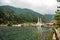 Uzungol lake view â€“ TURKEY - TRABZON - Long lake - view of the mountains and lake in Trabzon