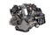 V6 car hybrid engine isolated