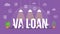 Va loan veterans united concept with people around and related icon with modern flat style