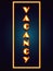 Vacancy Neon Sign