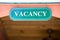 Vacancy sign