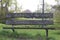 Vacant Bench in a Park