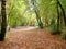 Vacant park in Utah in Fall