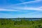 Vacant real estate with a lake and sky in the background