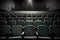 Vacant Seats in a Theater. AI