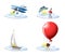 Vacation and holiday icons 3