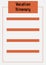 Vacation itinerary text with orange stripes with copy space on grey background
