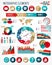 Vacation and travel infographics template.