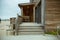 Vacational house in a coastline sand dune