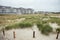 Vacational house in a coastline sand dune