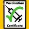 Vaccination certificate poster