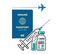 Vaccination immune passport for flight